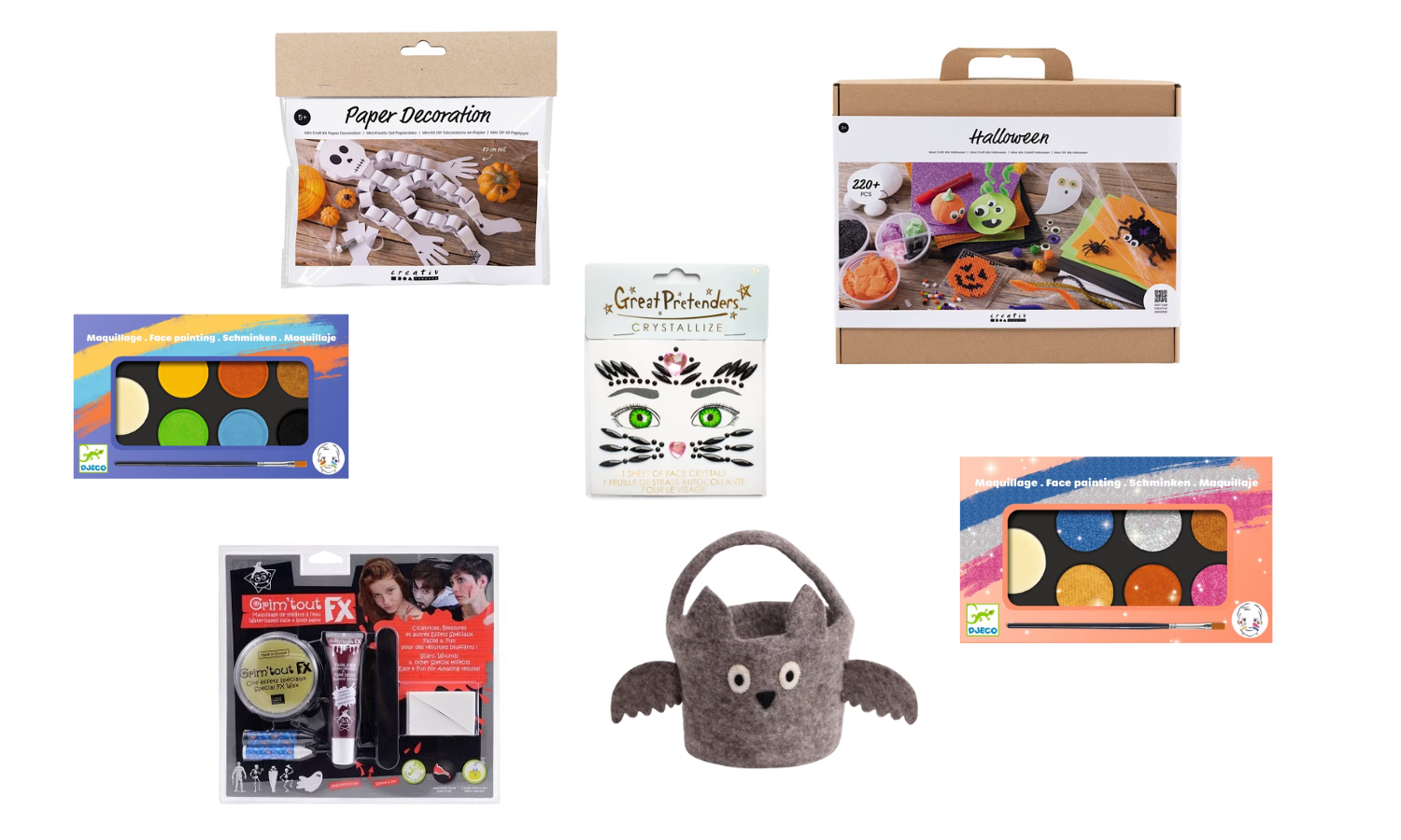 Diverse halloween produkter fra Spell.
