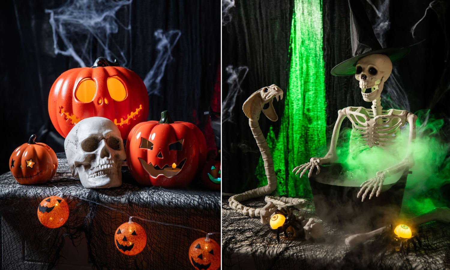 Diverse halloween dekor fra Nille.